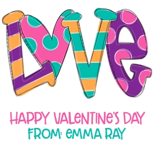 Valentines LOVE 2.5x2.5: Valentines LOVE 2.5x2.5
