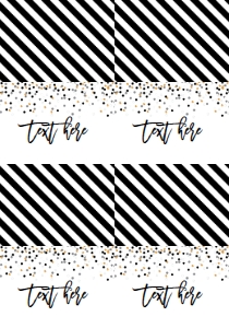 NYE White Confetti Food Tent Full Page: NYE Drink If Game White Confetti