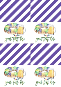 Mardi Gras Bash Beer Food Tent Full Page: Mardi Gras Bash Beer Food Tent