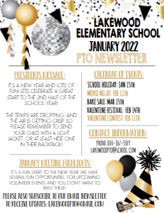 School Teacher PTO Newsletter 6 New Years NYE: School Teacher PTO Newsletter New Years NYE