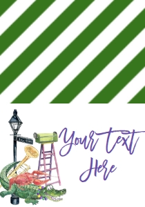 Mardi Gras Bourbon Street Food Tent design preview