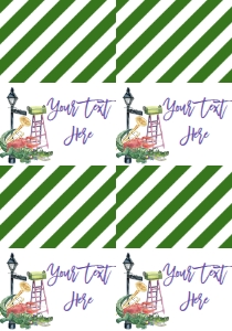 Mardi Gras Bourbon St Food Tent Full Page: Mardi Gras Bourbon Street Good times
