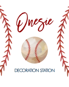 BSS Baseball Onsie 8x10 design preview