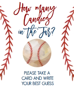 BSS Baseball Candy Guess 8x10 design preview