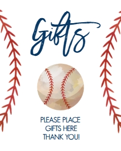 BSS Baseball Gifts 8x10 design preview