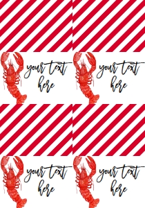 Crawfish Boil Mad Food Tent Full Page: Crawfish Boil Couples Shower