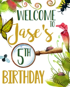 Birthday Bug Welcome Sign: Birthday Bug Invitation