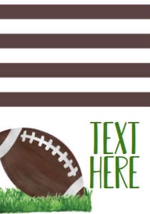 Birthday Football Game Time Food Tent: Baby Shower Football