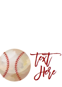 Birthday Baseball Food Tent Single Page: Birthday Baseball