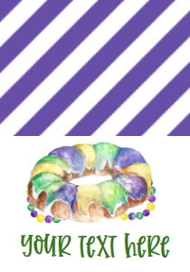 Mardi Gras Baby Shower New Krewe Food Tent: Mardi Gras Good times Laissez King cake