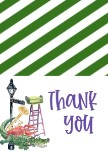 Mardi Gras Bourbon Street Laissez Thank You: Mardi Gras Bourbon Street Good times Laissez