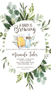 Baby Shower Baby Is Brewing Beer Greenery AB Phone: Baby Shower Baby Is Brewing Beer Greenery AB
