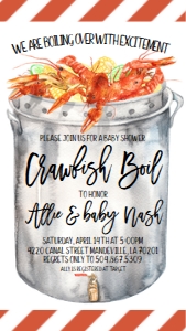 Crawfish Boil Couples Baby Shower Pot Phone: Crawfish Boil Couples Baby Shower Pot