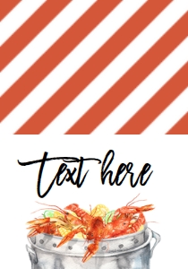 Crawfish Boil Couples Baby Shower Pot Food Tent Single Page: Crawfish Boil Couples Shower Pot
