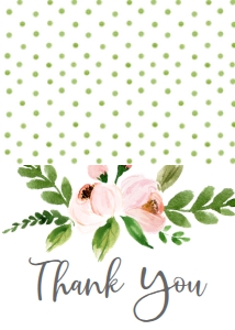 Baby Shower Oh Baby Pink Floral Wreath Thank You: Baby Shower Oh Baby Pink Floral Wreath Invitation
