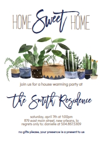 Plants House Warming: Plants House Warming