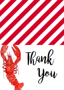 Crawfish Boil Thank You: Crawfish boil