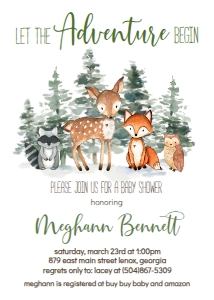 Baby Shower Woodland Trees Adventure: Baby Shower Woodland Trees Adventure