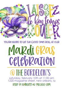 Mardi Gras Good times Laissez King cake: Mardi Gras Good times Laissez King cake