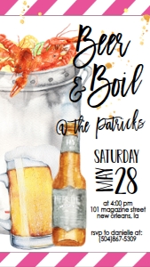 Crawfish Pot Beer and Boil 2 Text Invite: Crawfish Pot Beer & Boil 2
