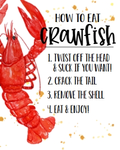Crawfish Boil Sign P1 How To: Crawfish Boil Signs P1