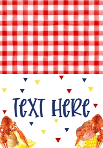 Birthday Crawfish Kids Food Tent: Birthday Crawfish Kids Food Tent
