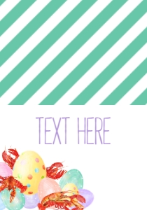 Crawfish Boil Easter Egg Hunt Pastel Food Tent: Crawfish Boil Easter Egg Hunt Pastel