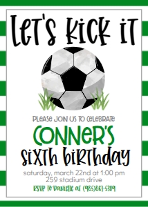 Birthday Soccer GS1: Birthday Soccer GS1