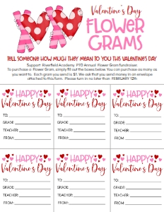 Valentines XOXO Flower Gram: Valentines XOXO Flower Gram