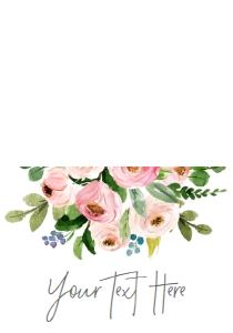 Communion Pink Bouquet Floral Food Tent: Confirmation Bouquet Pink Floral
