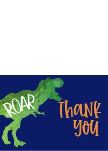 Birthday Dinosaur Three Rex Thank You: Birthday Dinosaur Three Rex