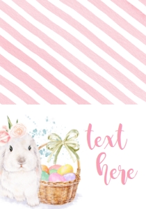 Birthday Bunny Pink Food Tent BBP: Birthday Bunny Pink One