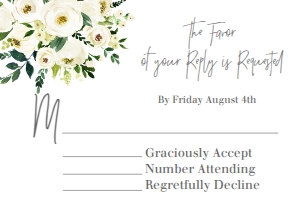 Communion White Floral Bouquet RSVP: Baptism Wreath White Floral