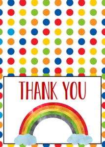 School Teacher Appreciation Week Rainbow Thank You: School Teacher Appreciation Week Rainbow