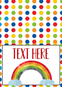 School Teacher Appreciation Week Rainbow Food Tent: School Teacher Appreciation Week Rainbow