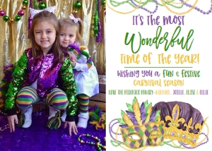 Mardi Gras Card Wonderful design preview