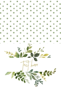 Communion Greenery Frame Cross Food Tent: Communion Greenery Frame Cross