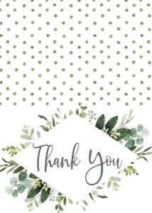 Communion Eucalyptus Frame Diamond AB Thank You: Communion Eucalyptus Frame Diamond AB