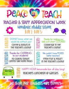 School Teacher Appreciation Week Groovy: School Teacher Appreciation Groovy