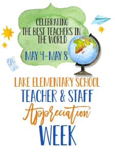 School Teacher Appreciation Globe Sign 18x24: School Teacher Appreciation Week Globe