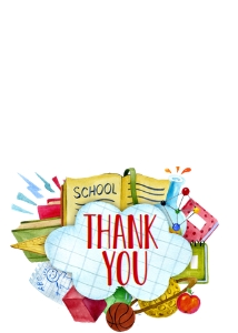 School Teacher Appreciation Week Supply Bubble Thank You: School Teacher Appreciation Week Supply Bubble