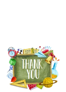 School Teacher Appreciation Week Chalkboard Thank You: School Teacher Appreciation Week Chalkboard