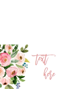 Easter Brunch Bouquet Pink Food Tent Single Page: Easter Brunch Bouquet Pink
