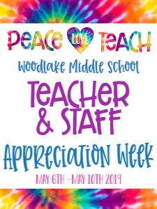 School Teacher Appreciation Groovy Sign 18x24: School Teacher Appreciation Groovy
