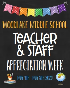 School Teacher Appreciation Week Banner Chalkboard Sign 8x10: School Teacher Appreciation Week Banner Chalkboard