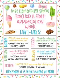 School Teacher Appreciation Week So Sweet: School Teacher Appreciation Week So Sweet