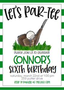 Birthday Golf PT1: Birthday Golf PT1