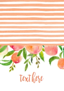 Baby Shower Georgia Peaches Food Tent: Baby Shower Georgia Peaches Invitation