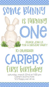 Birthday Bunny Blue BB2 Smart Phone: Birthday Bunny Blue BB2