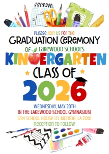 Graduation Kindergarten Supplies 2026: Graduation Kindergarten Supplies